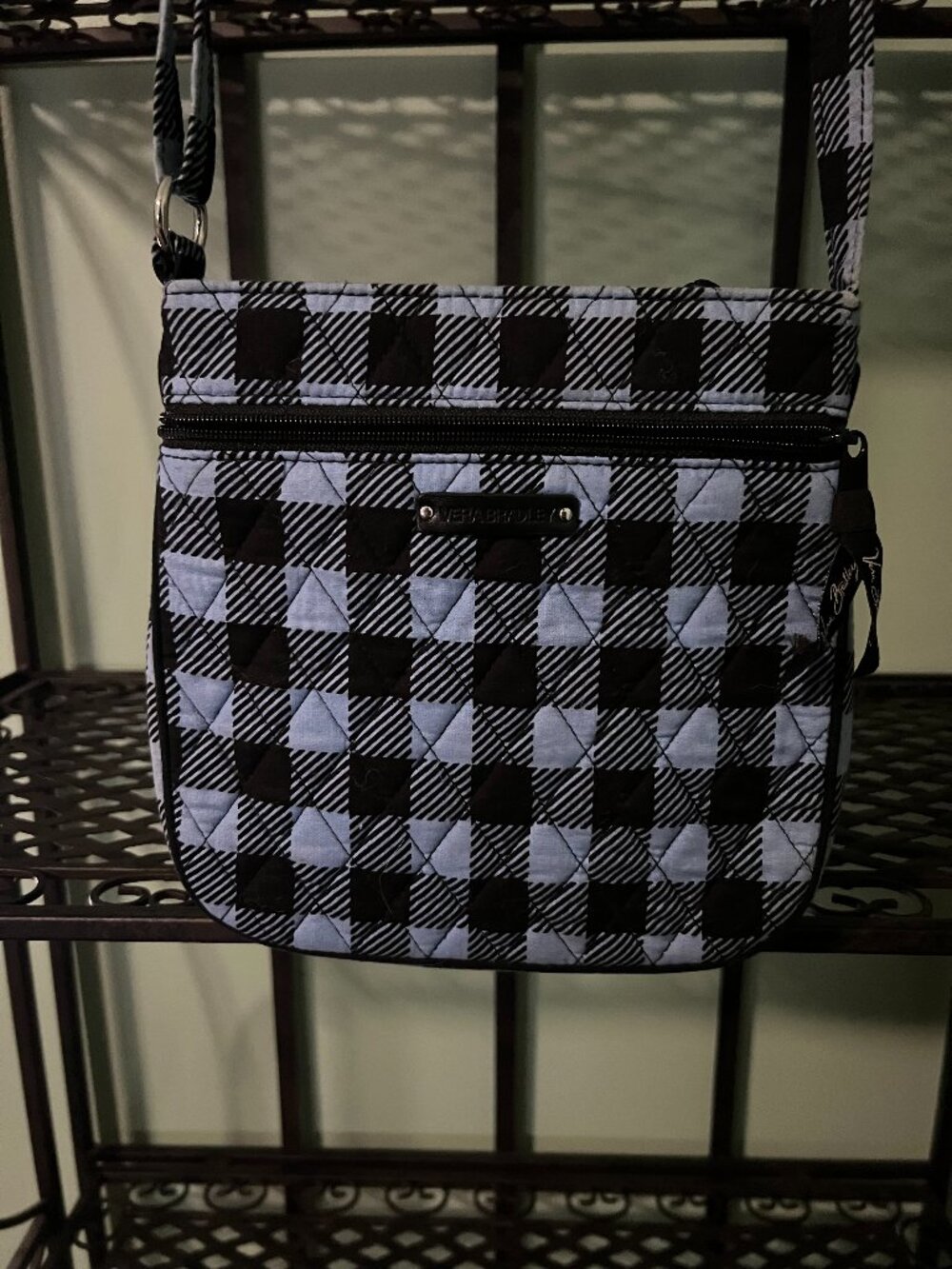 Vera Bradley Alpine Check Petite Double Zip Hipster